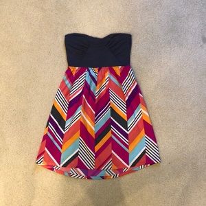 ROXY strapless tube top summer dress
